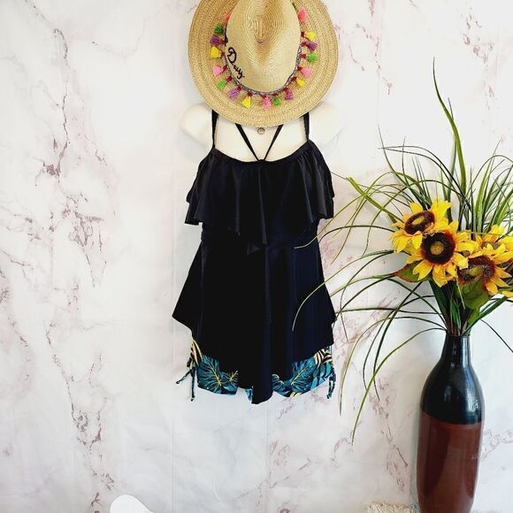 New Boutique item! Tropical Summer swimsuit boyshort - Picture 6 of 7